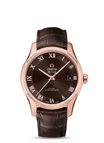 Omega De Ville Hour Vision Master Chronometer Sedna Gold / Brown